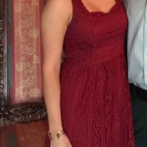 Red Lace Dress